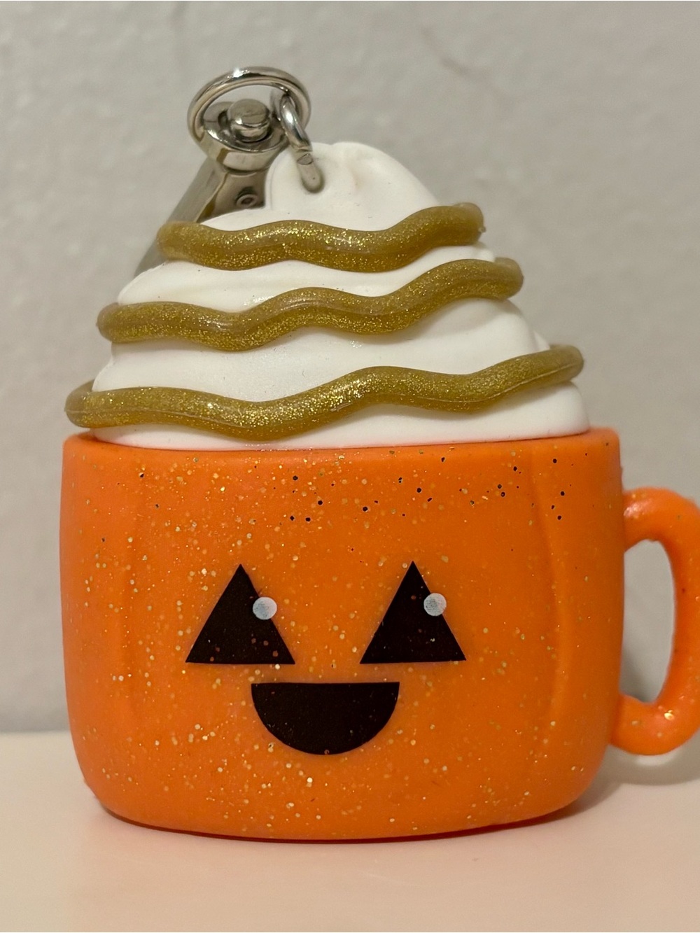 Bath & Body Works Pumpkin Latte Pocketbac Sanitizer Holder Halloween 2021